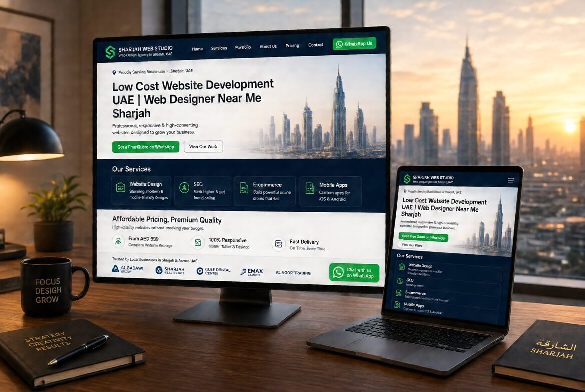 Low Cost Website Development UAE – Your Sharjah Web Design Partner